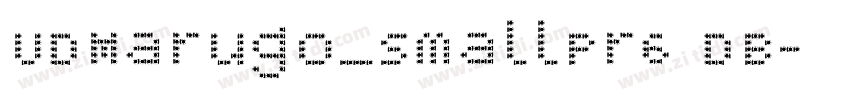 UDMarugo_SmallPr6 DB字体转换